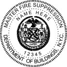 New York Master Fire Suppression Seal